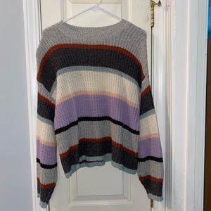 multi colored american eagle sweater